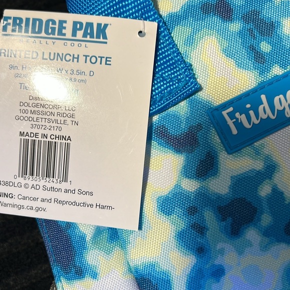 Fridge Pak printed lunch tote/ fully insulated - Picture 11 of 11